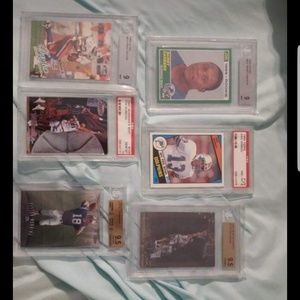Mint and graded sports cards